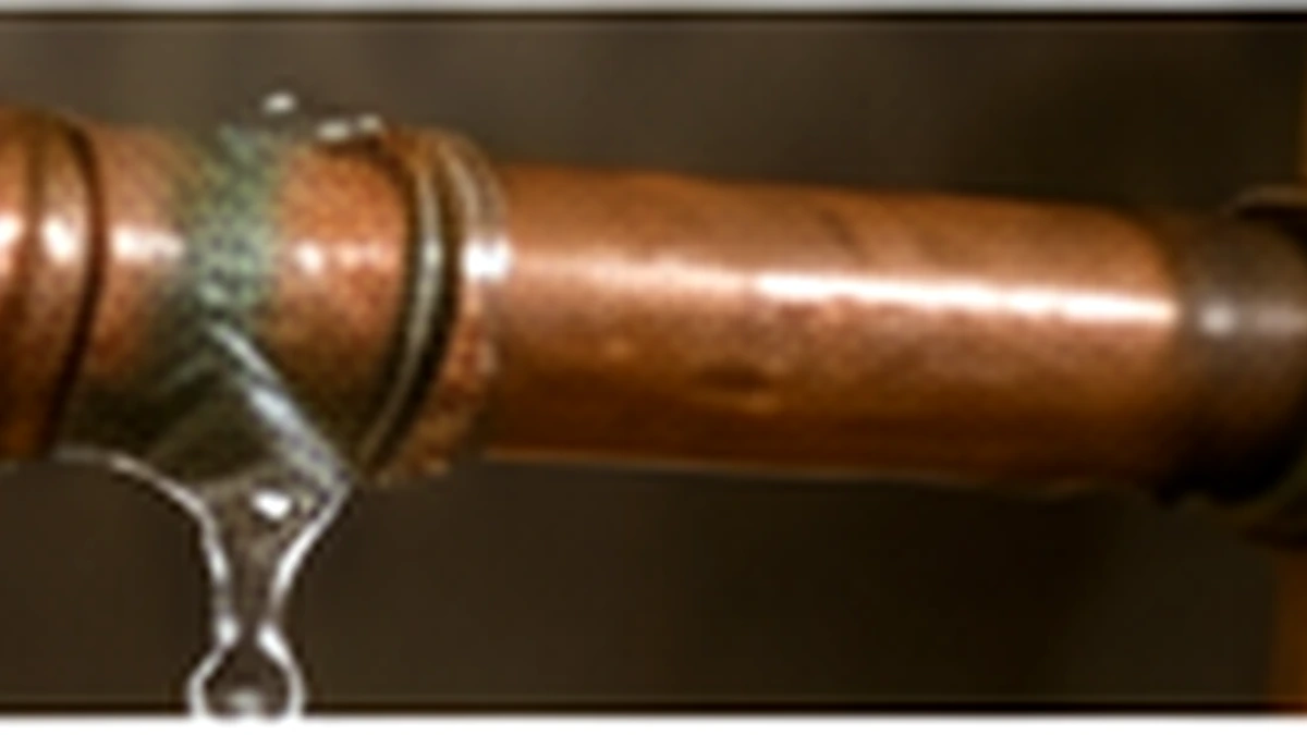 Leaking pipe identified before water-damaged drywall repair